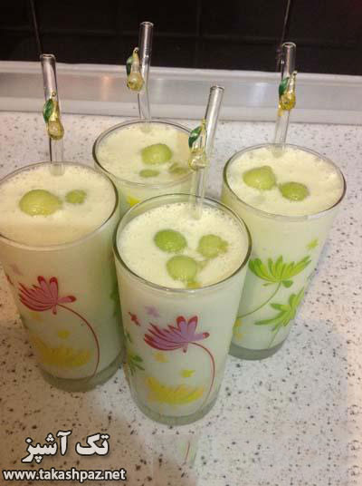 طرز تهیه شیک طالبی - مجله تک آشپز