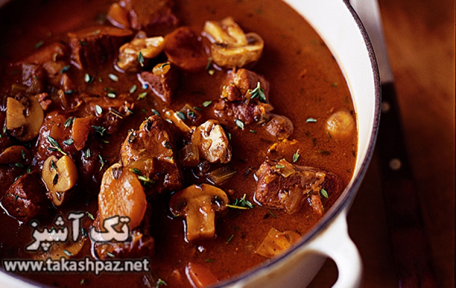 طرز تهیه خورشت قارچ با مرغ