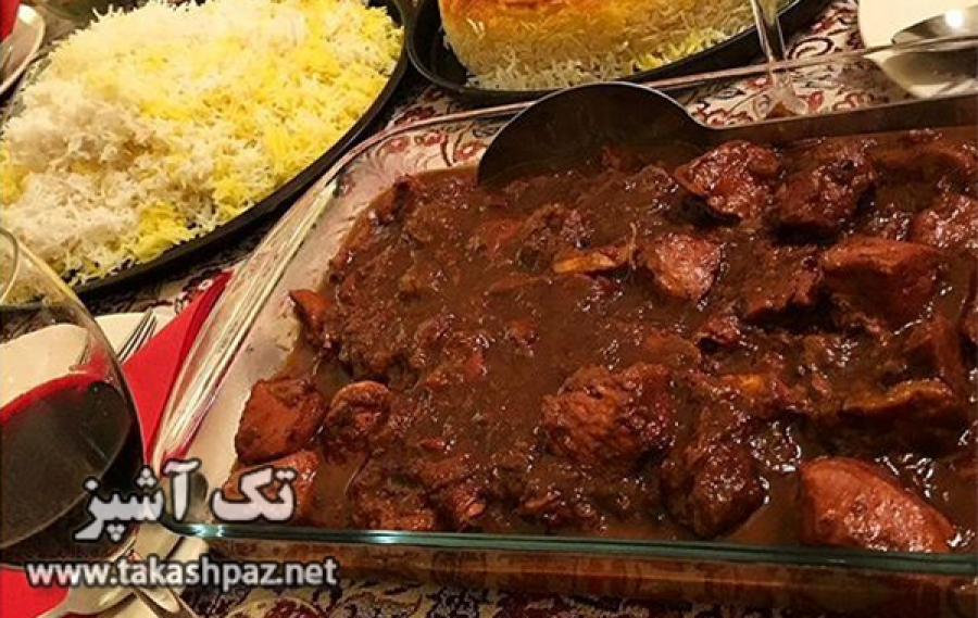 طرز تهیه خورشت فسنجان آلوزرد
