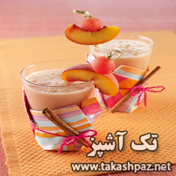 طرز تهیه اسموتی هلو - مجله تک آشپز