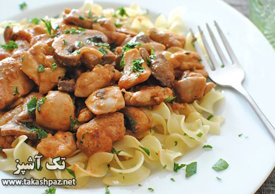 طرز تهیه چیکن استراگانف - مجله تک آشپز