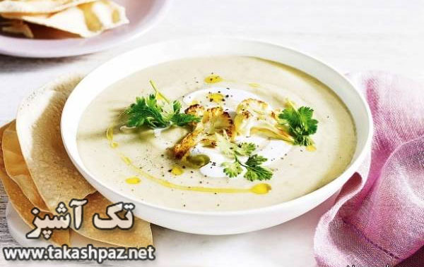 طرز تهیه سوپ گل کلم - مجله تک آشپز
