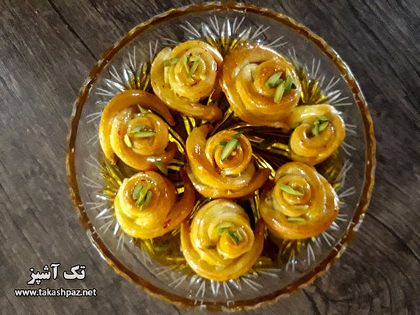 طرز تهیه شیرینی گل رز-ویژه عیدنوروز | مجله شیرینی پزی تک آشپز