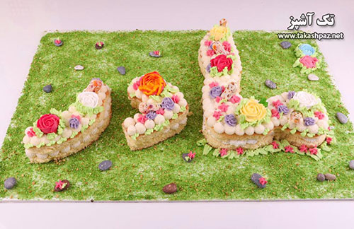 طرز تهیه کیک شیفون روز مادر | مجله شیرینی پزی تک آشپز