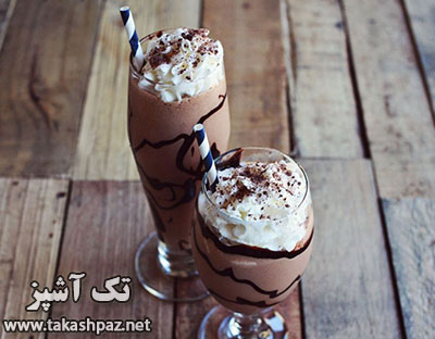 طرز تهیه میلک شیک شکلات - مجله تک آشپز