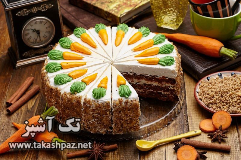طرز تهیه کیک هویج - مجله تک آشپز