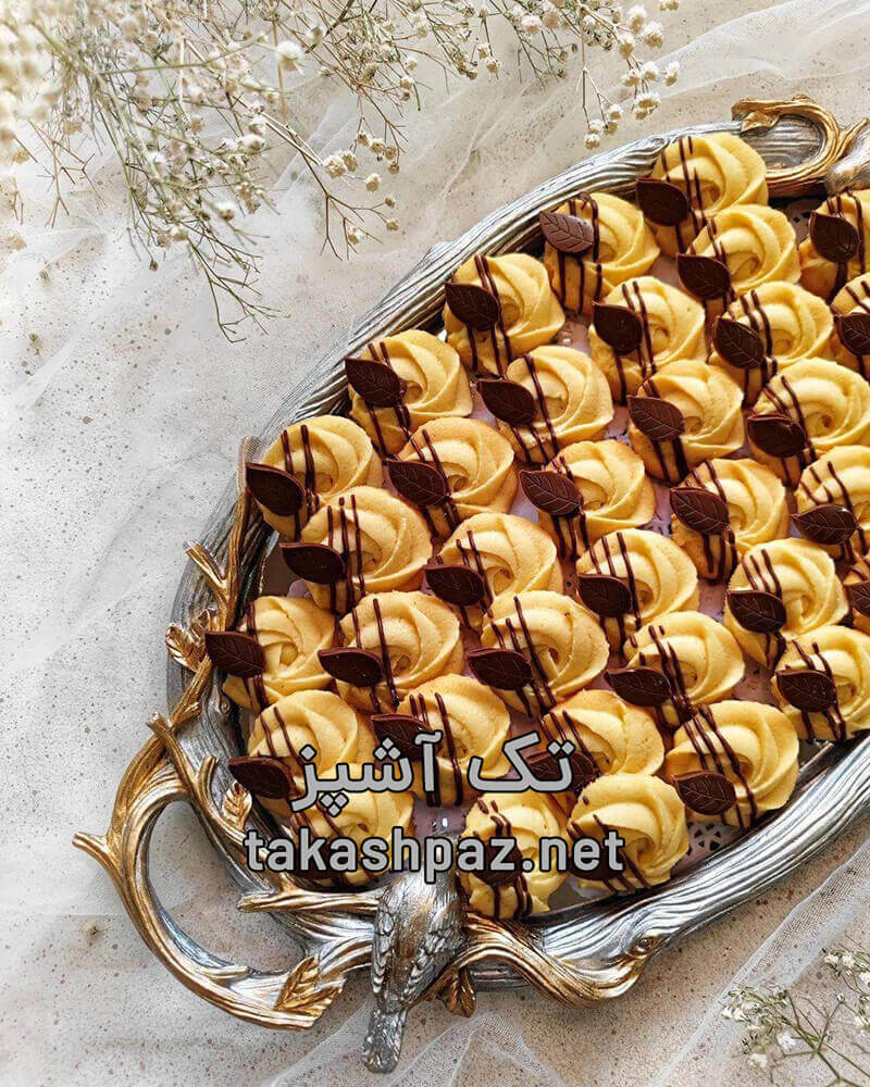 طرز تهیه شیرینی خانگی رزت شکلاتی با طعم قهوه