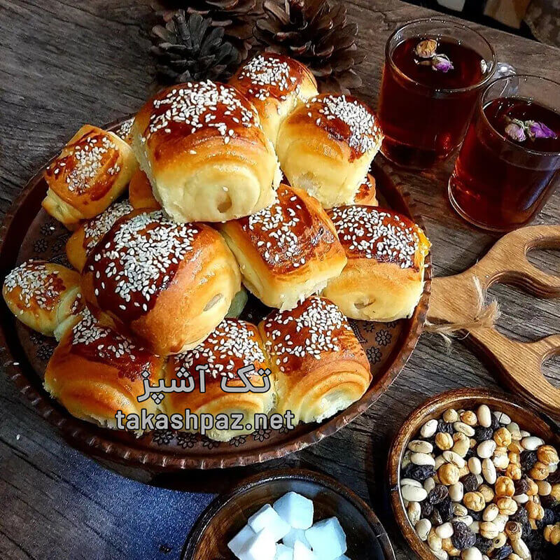 طرز تهیه کرم شیرینی دانمارکی خانگی عید