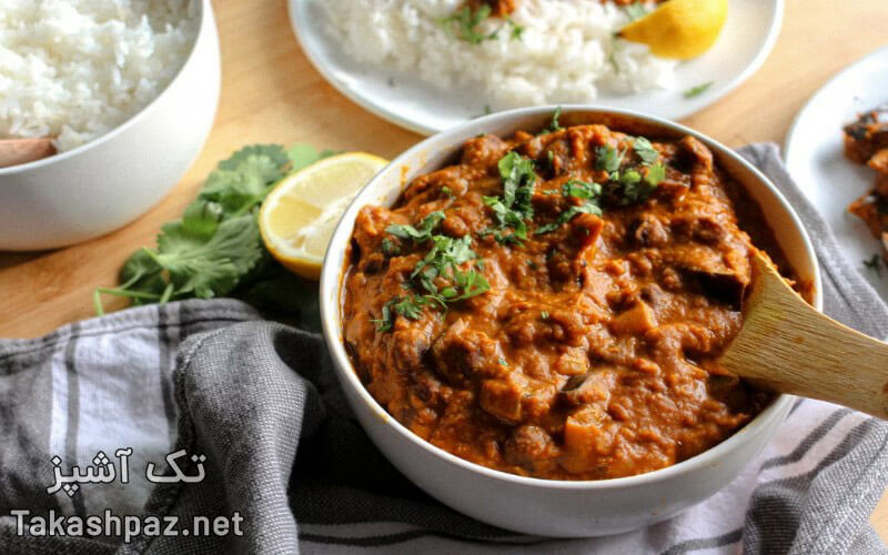 طرز تهیه خوراک بادمجان با عدس 1 طرز تهیه خوراک بادمجان با عدس