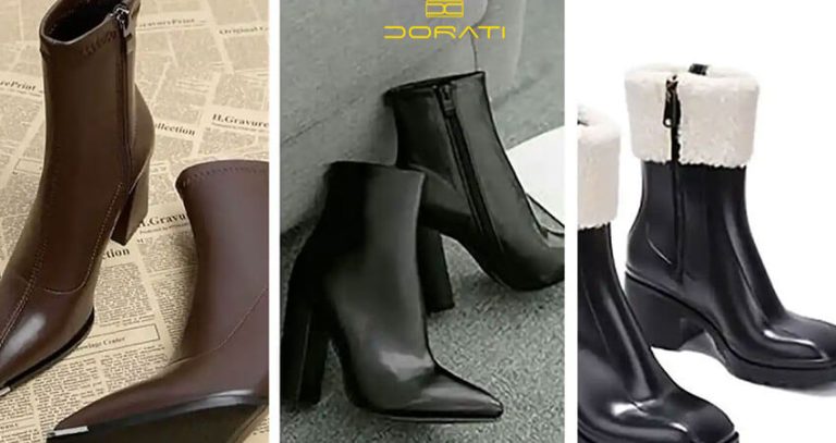 ترند نیم بوت چرم زنانه در سال ۲۰۲۵