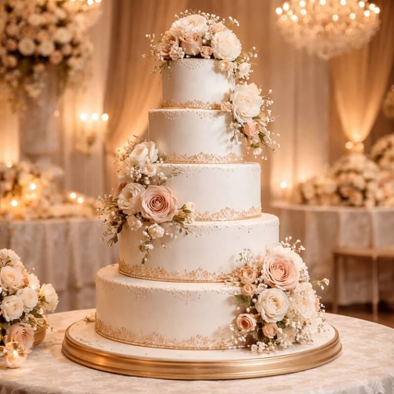 کیک عروسی روستیک