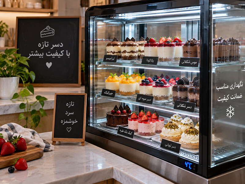 چگونه دسر های خوشمزه خود را بفروشیم؟ 2 شرایط نگهداری دسر خوشمزه