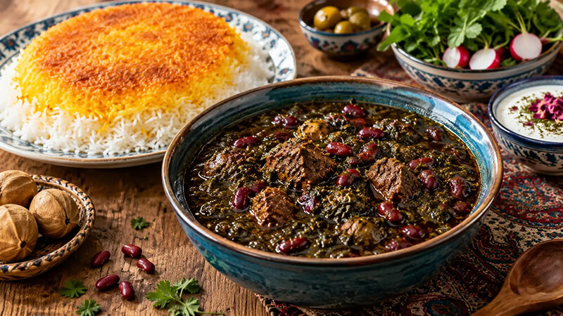 رازهای خوش طعم شدن غذاهای سنتی 2 رفع تلخی قورمه سبزی