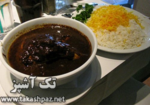 طرز تهیه خورشت فسنجان تخم‌مرغ