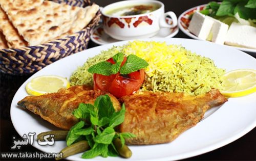 طرز تهیه سبزی پلو