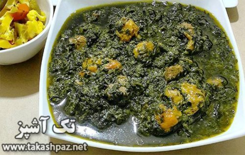 طرز تهیه خورشت آلو اسفناج