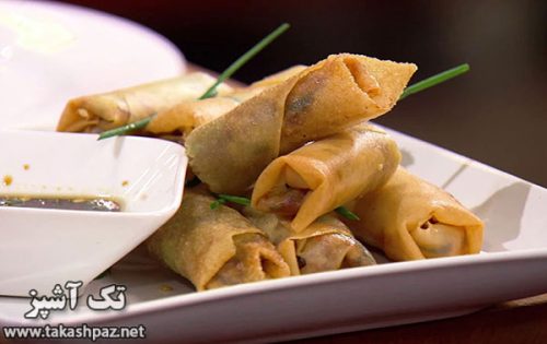 طرز تهیه رولت میگوی ریز(غذای چینی) - مجله تک آشپز