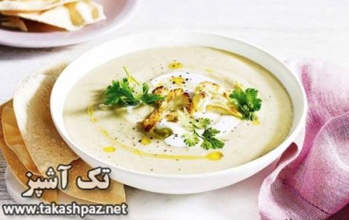 طرز تهیه سوپ گل کلم - مجله تک آشپز