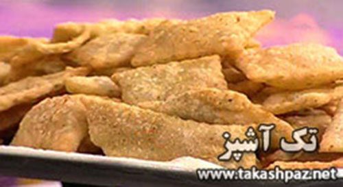 طرز تهیه قطاب چیپس پسته - ویژه عیدنوروز | مجله شیرینی پزی تک آشپز