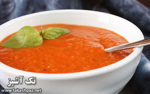 طرز تهیه آش گوجه فرنگی - مجله تک آشپز