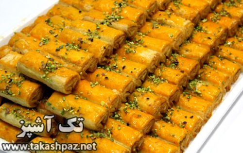 طرز تهیه شیرینی ساق عروس | مجله شیرینی پزی تک آشپز