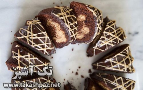 طرز تهیه کیک شکلات بادامی| مجله شیرینی پزی تک آشپز