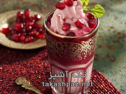 طرز تهیه بستنی انار