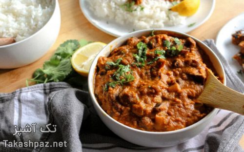طرز تهیه خوراک بادمجان با عدس